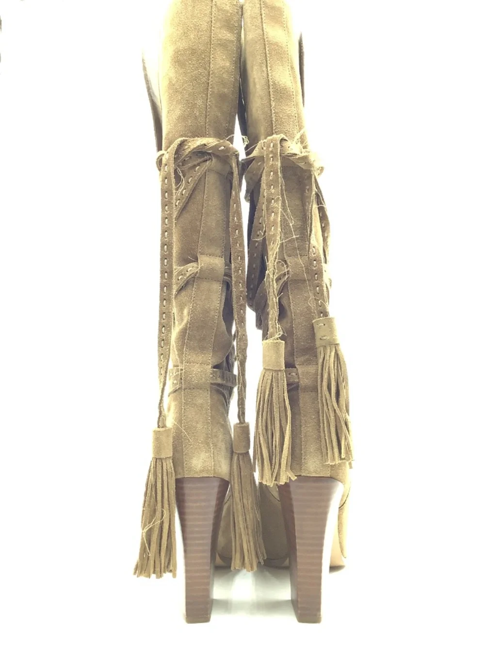 Michael Kors Boots Camel Suede Tall Heeled Size: US 9 /EU 40